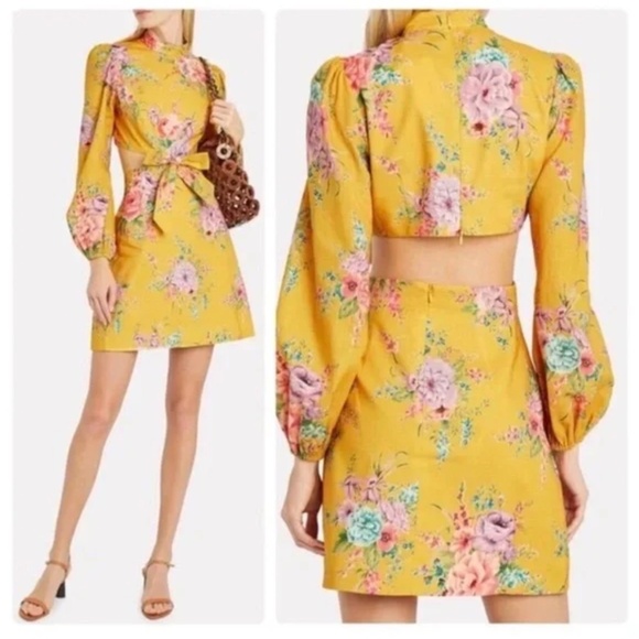 Zimmermann Dresses & Skirts - Yellow floral Zimmermann dress, Never worn 💙